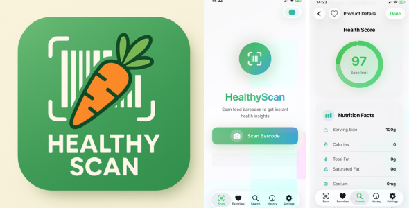 HealthyScan : Meals Barcode Scanner