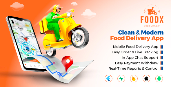 Foodx Multi Restaurant – Food Ordering Offer Man App