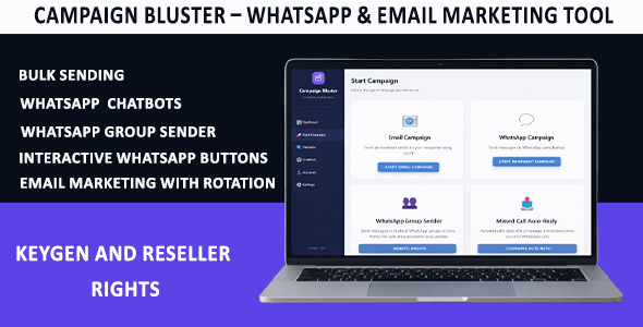 Campaign Bluster – WhatsApp & Email Advertising and marketing and marketing Tool – Bulk WhatsApp Messaging with Buttons