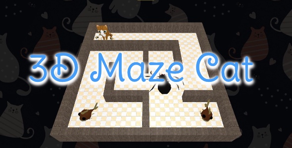 3D Maze and Cat – Detrimental Platform Maze Recreation