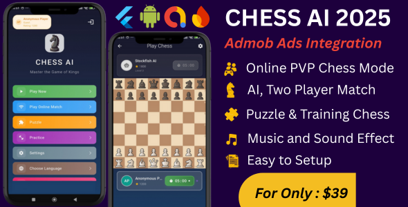 Chess AI 2026 – Multiplayer｜Solo AI Mode｜30K+ Puzzles｜Training｜Song｜24+Board Subject matters |37+ Portion Them