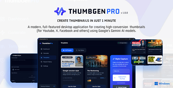 ThumbGen Expert – The Last AI Thumbnail & Graphics Generator