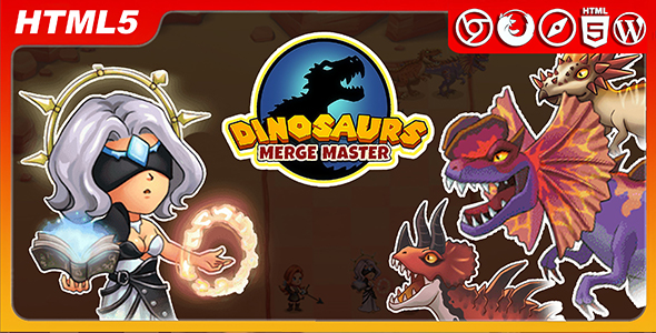 Dinosaur Merge Master – HTML5 Game For Web put(Incorporated HTML5 Most keen)