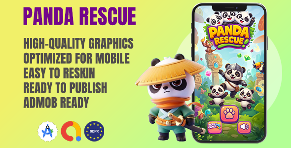 Panda rescue (Admob + GDPR + Android Studio)
