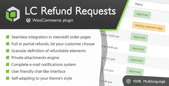 LC Refund Requests – WooCommerce Refunds Supervisor