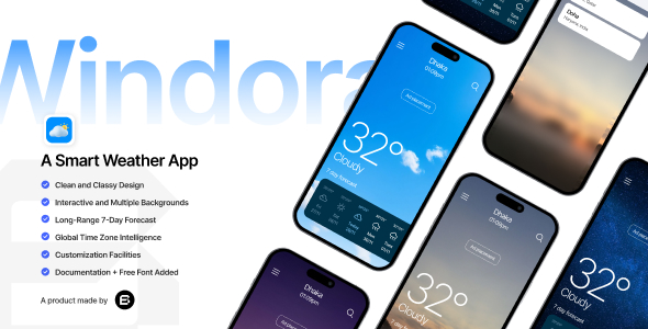 Windora -A Easy Weather Forecast App