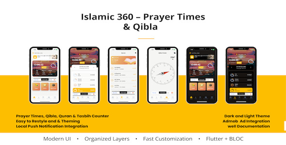 Islamic 360 – Total Islamic Huge App (Flutter)