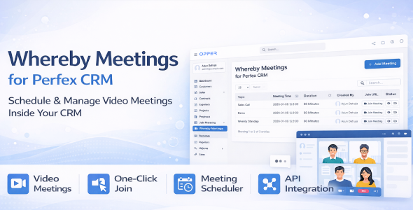 Whereby Conferences Module for Perfex CRM