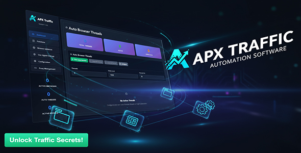 APX Traffic – Organic Web station Traffic Bot Visits Generator with Proxy Serve & Anti-Detection