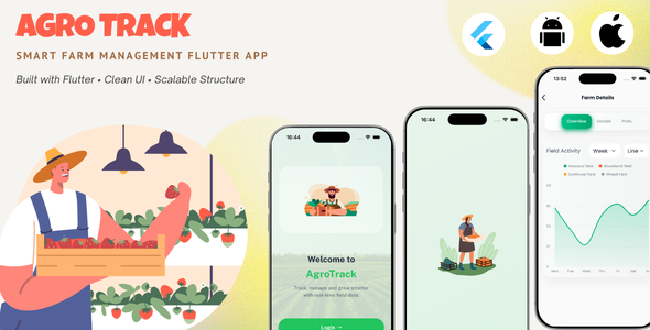 AgroTrack – Intelligent Farm Management Flutter App