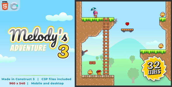 Melody’s Adventure 3 – HTML5 Platform sport
