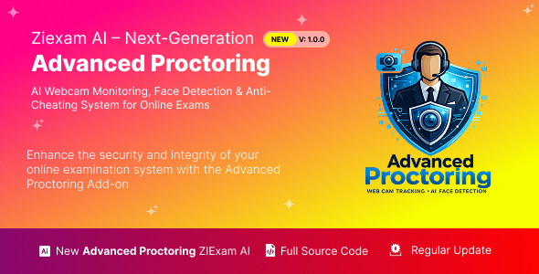 Apt Proctoring Add-on – AI Webcam Monitoring, Face Detection & Anti-Cheating System for On-line