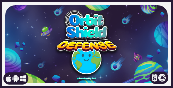 Orbit Protect Defense – HTML5 Game Template