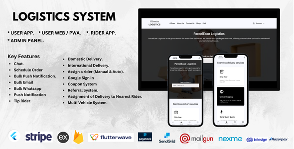 Olivette – Tidy Logistics & Starting up Administration System