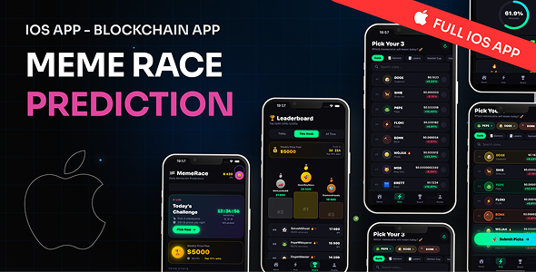 MemeRace – SwiftUI iOS Meme Coin Prediction