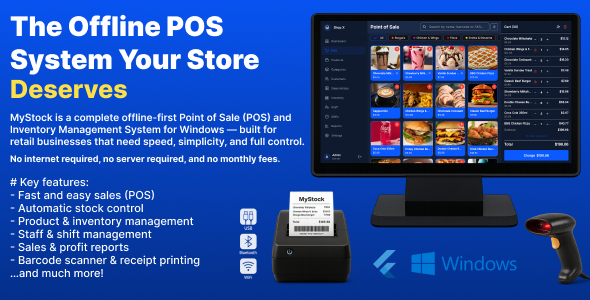MyStock – Offline POS Diagram for Home windows – Point of Sale, Stock & Stock Management