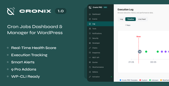 Cronix – Cron Jobs Dashboard & Supervisor for WordPress