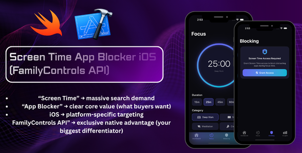 FocusGuard — Camouflage Time & App Blocker iOS App (SwiftUI, Camouflage Time API, StoreKit 2)