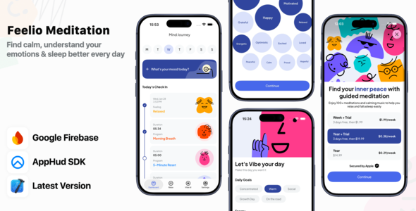 Feelio Meditation – iOS App Provide Code