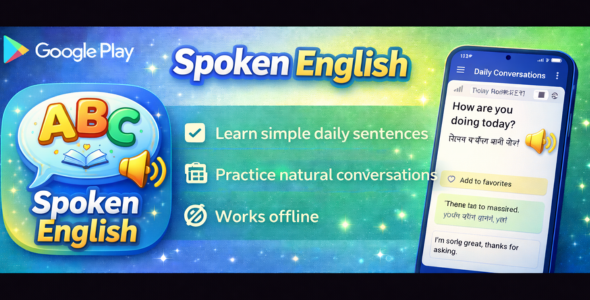 Spoken English Master – Each day English Discovering out & Vocabulary Builder