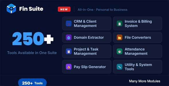 FinSuite | Industry Management Windows Utility
