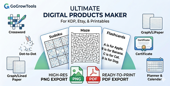 GoGrowTools | Digital Merchandise Generator Dwelling windows App