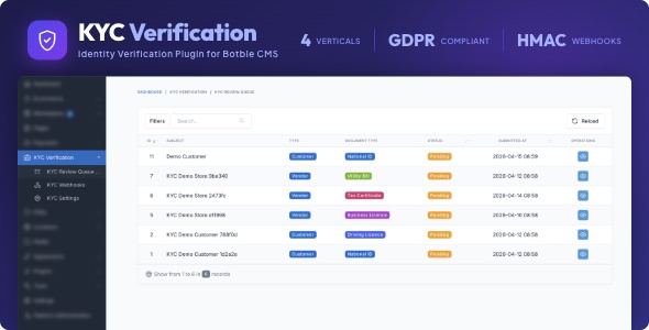 KYC Verification – Identity Verification Plugin for Botble CMS