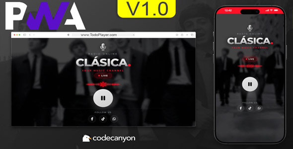 Radio Classical | HTML5 Audio Participant for Shoutcast and Icecast App