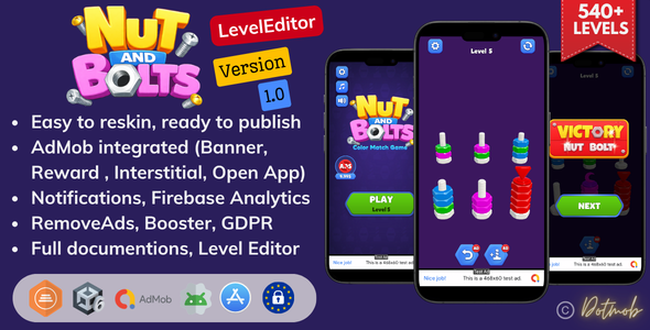 Nut & Chase Form Puzzle – Color Sorting Sport (Cohesion Total Challenge)