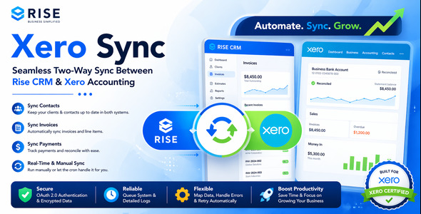 Xero Integration for Upward thrust CRM