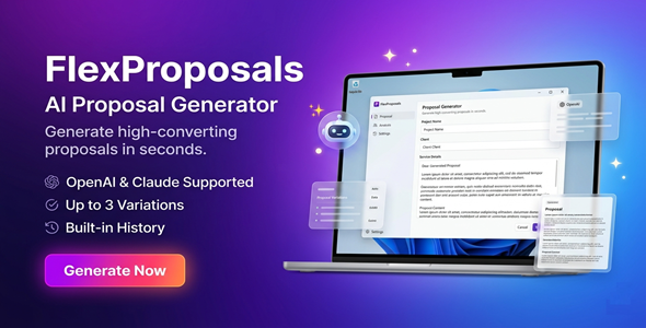 FlexProposals | AI Proposal Generator Home windows Desktop App