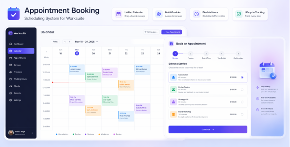 Appointment Booking & Scheduling Module for Worksuite CRM