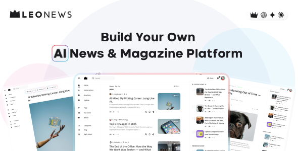 LeoNews – AI News, Viral Journal & Newspaper KingMedia Theme