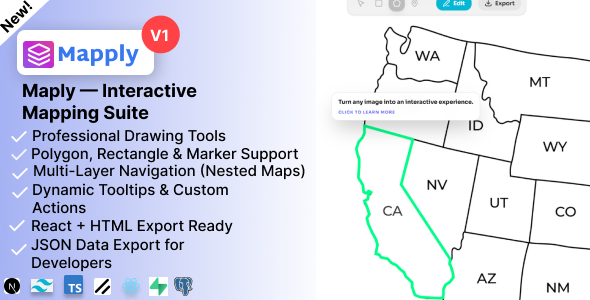 Maply – Interactive Image Scheme Builder with SVG Editor Next.js Script