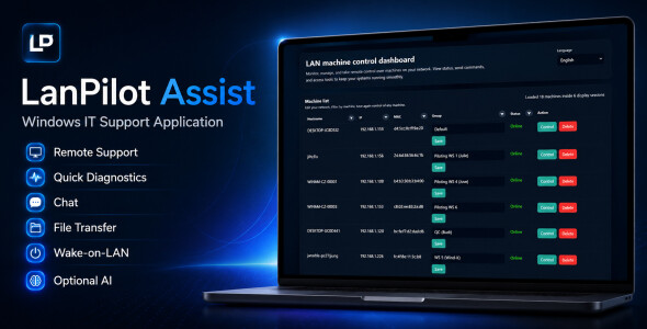 LanPilot Aid | Home windows Application