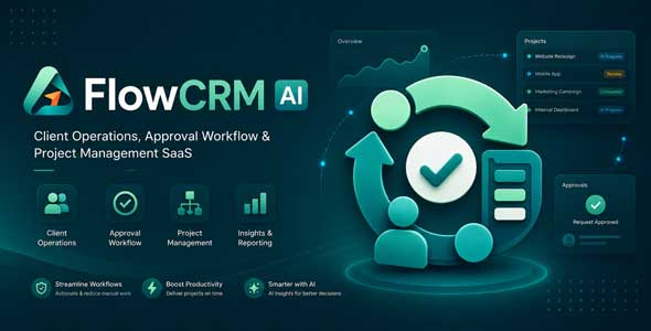 FlowCRM AI – Consumer Operations, Approval Workflow & Mission Administration SaaS