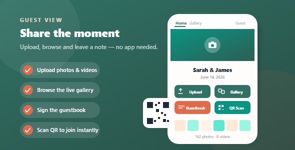 EventShare – Tournament Characterize Sharing With Guestbook & Slideshow