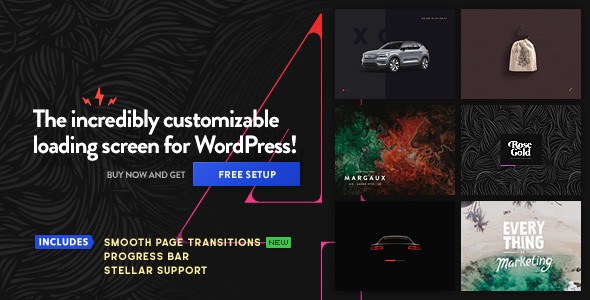 PageLoader: WordPress Preloader and Growth Bar
