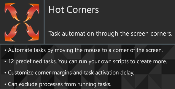 Sizzling Corners – Automate your day-to-day projects on Windows