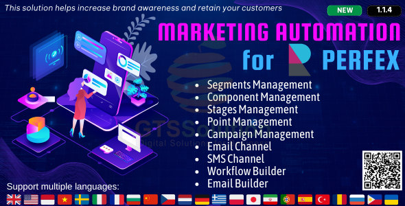 Marketing and marketing Automation module for Perfex CRM