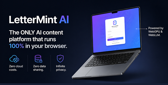 LetterMint AI – Browser-Native AI Order material Writer React App