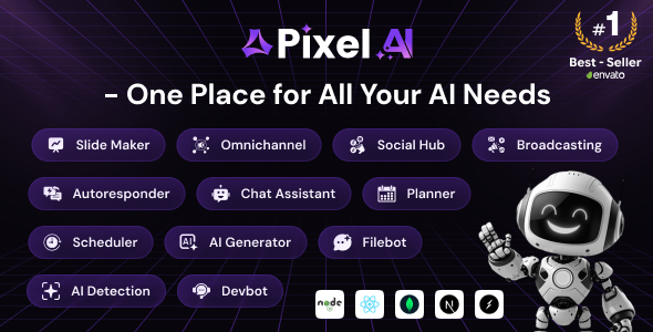 PixelAI – Node.js AI SaaS for Dispute Know-how and Social Media Automation
