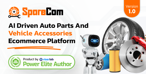 SpareCom – AI Pushed Auto Substances And Vehicle Tools Ecommerce Platform