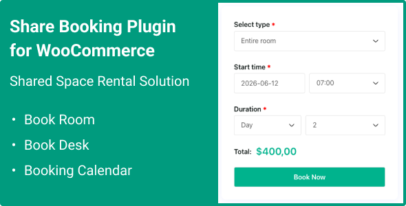 Fragment Booking Plugin  for WooCommerce