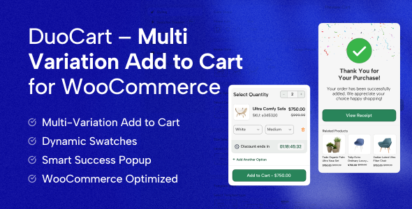 DuoCart — Multi-Variation WooCommerce Plugin