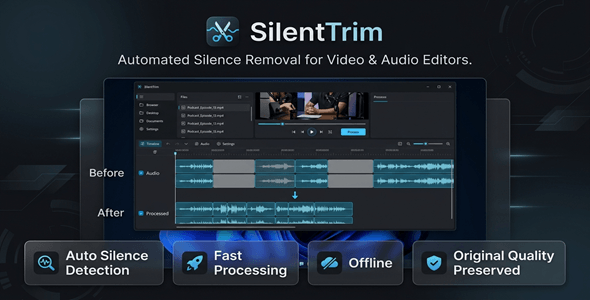 SilentTrim | Offline Video Silence Remover Dwelling windows App