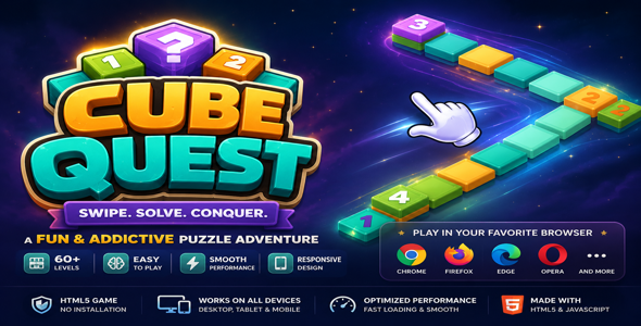 Cube Quest | HTML5 Puzzle Sport