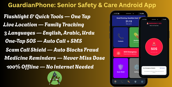 GuardianPhone – Senior Security | Android App Source Code