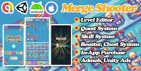 Merge Shooter – Team spirit Sport Template