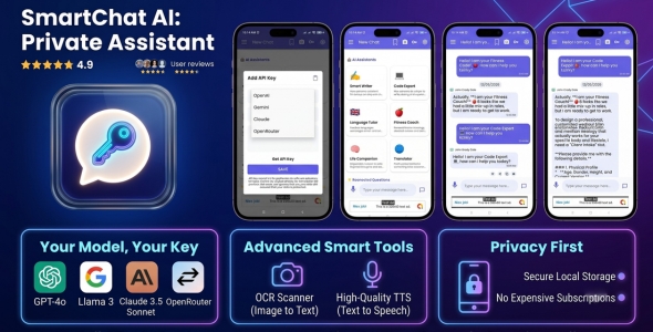 SmartChat AI – Android App with Extra than one AI Companies and products